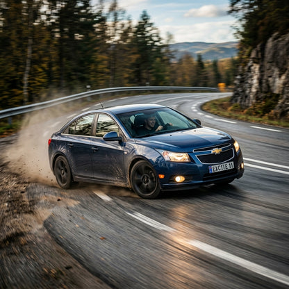 Action Shot: Chevrolet Cruze Driving Fast