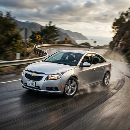 Action Shot: Chevrolet Cruze Driving Fast