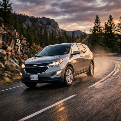 Action Shot: Chevrolet Equinox Driving Fast