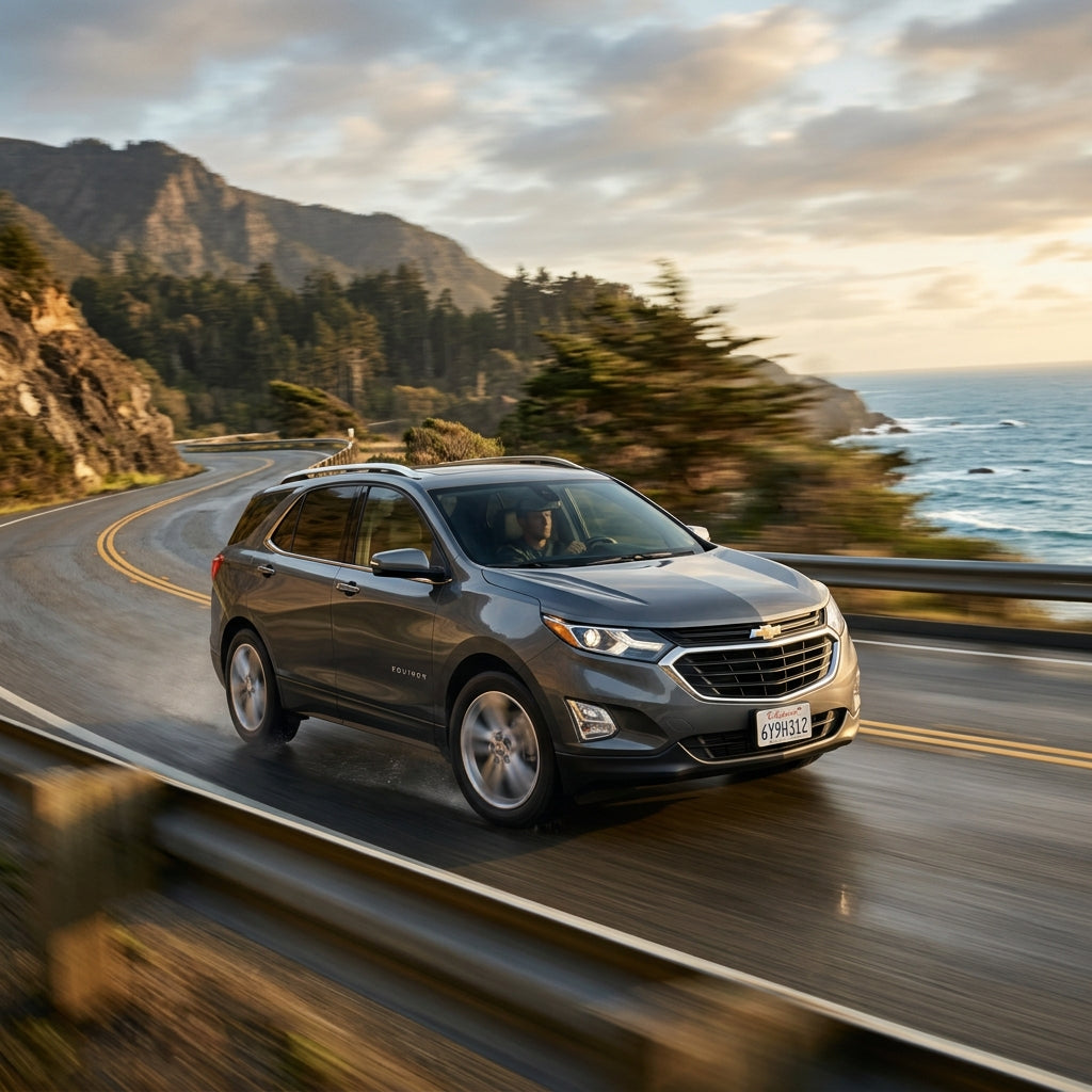 Action Shot: Chevrolet Equinox Driving Fast