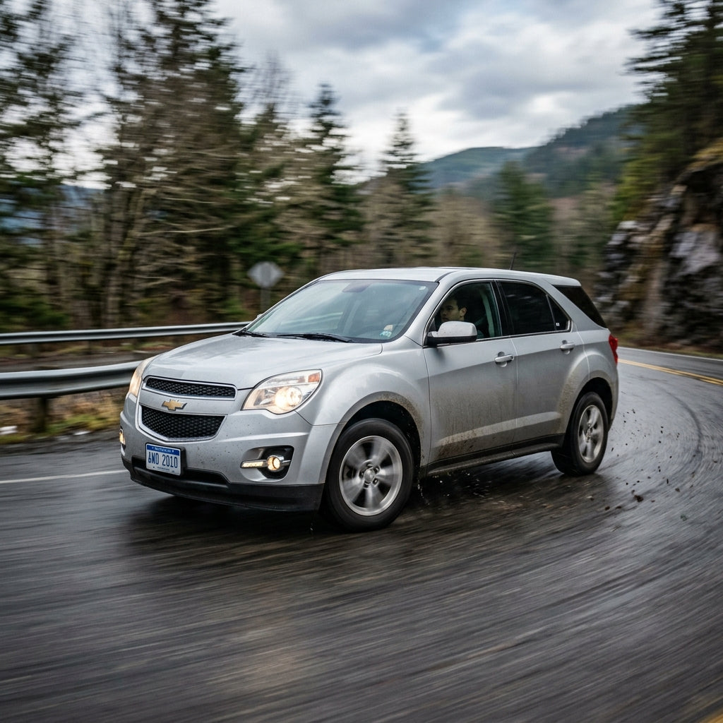 Action Shot: Chevrolet Equinox Driving Fast