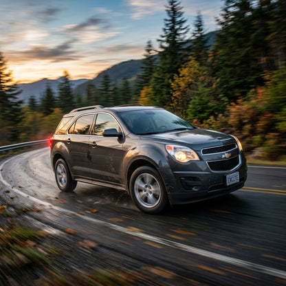 Action Shot: Chevrolet Equinox Driving Fast