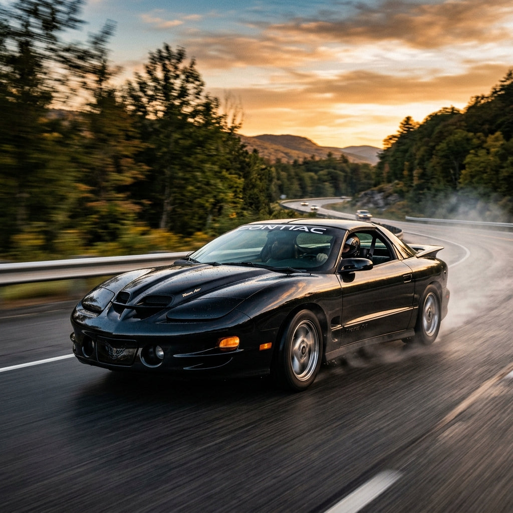 Action Shot: Chevrolet Firebird Driving Fast