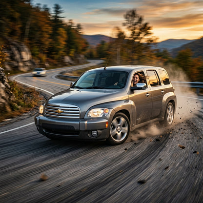 Action Shot: Chevrolet HHR Driving Fast