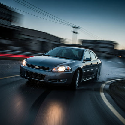 Action Shot: Chevrolet Impala Driving Fast