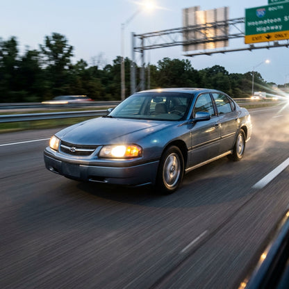Action Shot: Chevrolet Impala Driving Fast