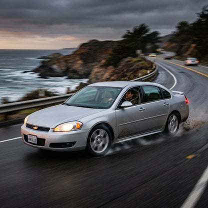 Action Shot: Chevrolet Impala Driving Fast