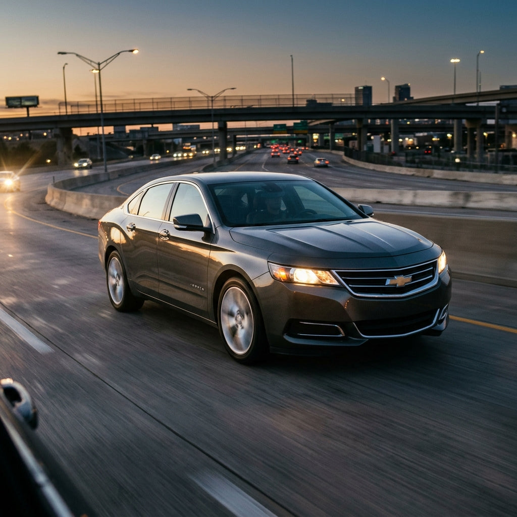 Action Shot: Chevrolet Impala Driving Fast