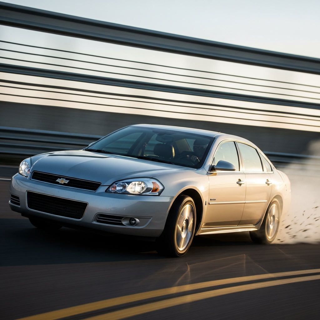 Action Shot: Chevrolet Impala Driving Fast