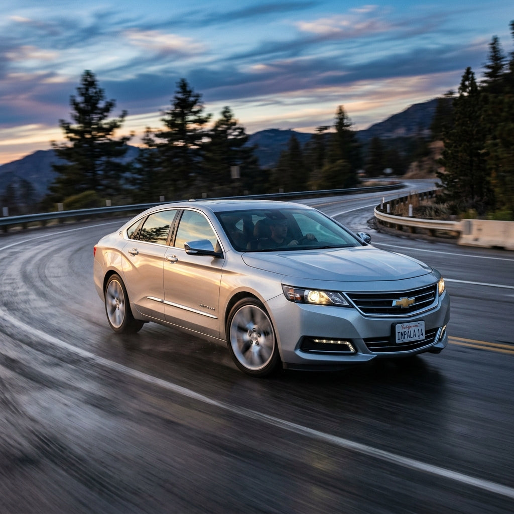 Action Shot: Chevrolet Impala Driving Fast