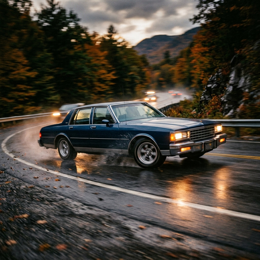 Action Shot: Chevrolet Impala Driving Fast