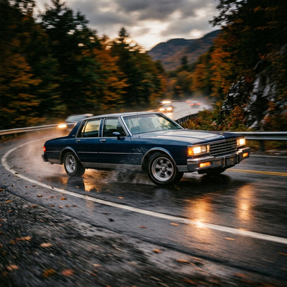 Action Shot: Chevrolet Impala Driving Fast