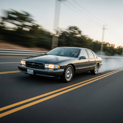 Action Shot: Chevrolet Impala Driving Fast
