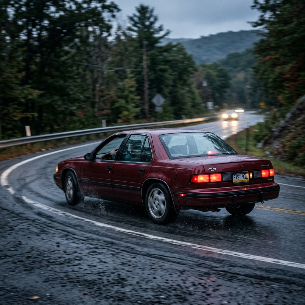 Action Shot: Chevrolet Lumina Driving Fast