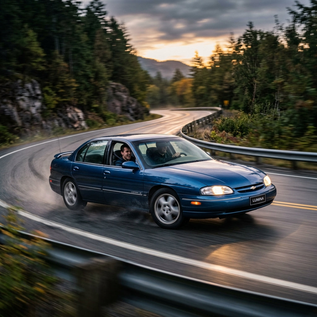 Action Shot: Chevrolet Lumina Driving Fast