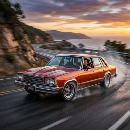 Action Shot: Chevrolet Malibu Driving Fast