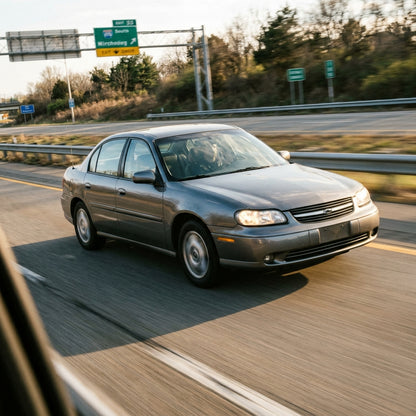 Action Shot: Chevrolet Malibu Driving Fast