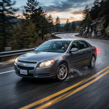 Action Shot: Chevrolet Malibu Driving Fast