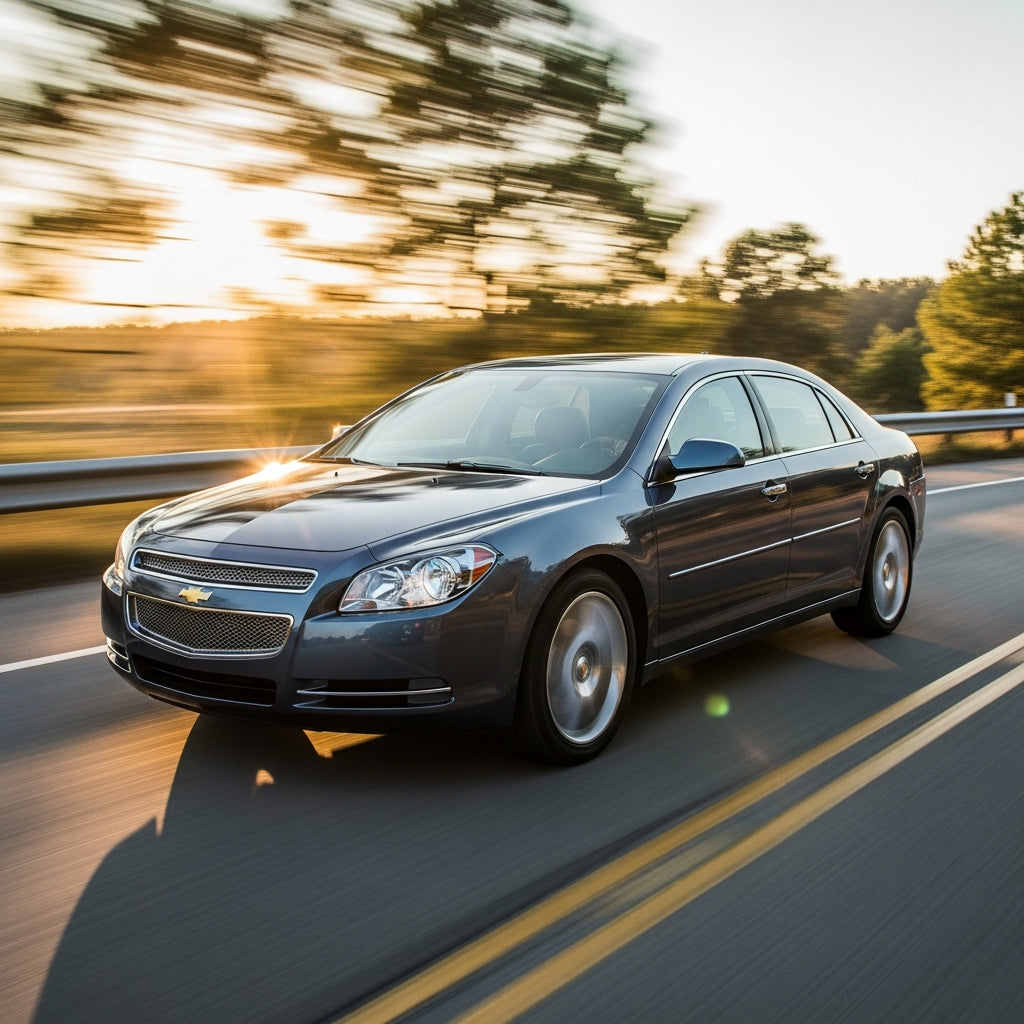 Action Shot: Chevrolet Malibu Driving Fast