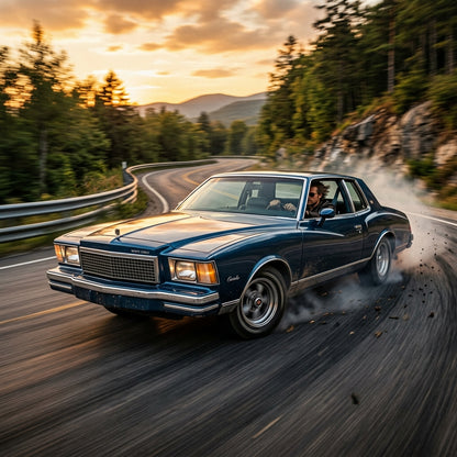 Action Shot: Chevrolet Monte Carlo Driving Fast