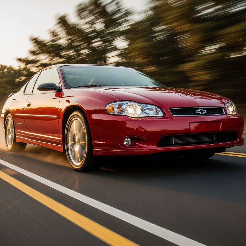 Action Shot: Chevrolet Monte Carlo Driving Fast