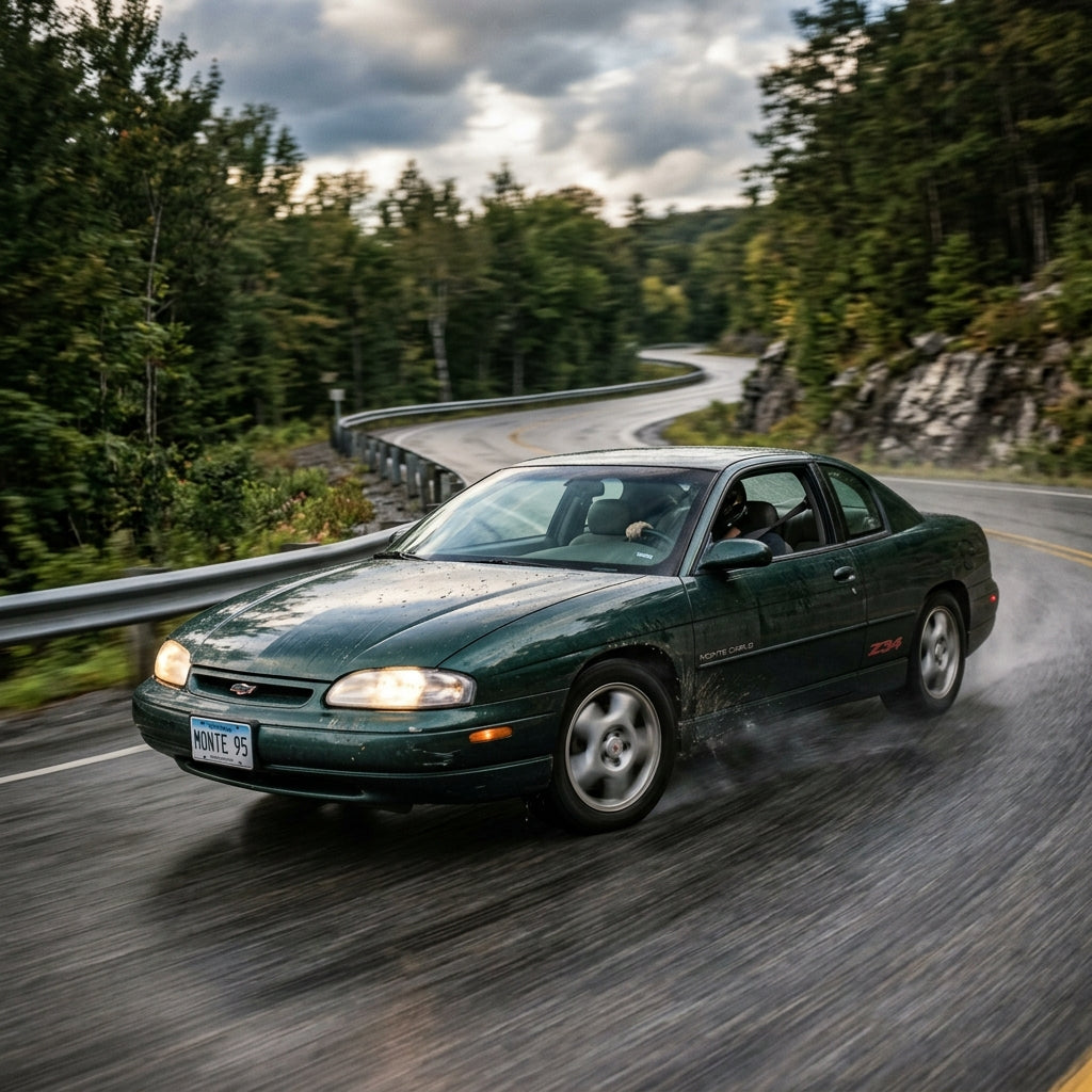 Action Shot: Chevrolet Monte Carlo Driving Fast