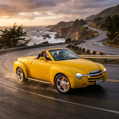 Action Shot: Chevrolet SSR Driving Fast