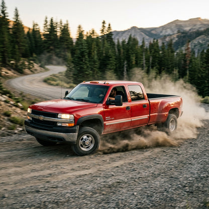 Action Shot: Chevrolet Silverado 2500 HD,3500 HD Driving Fast
