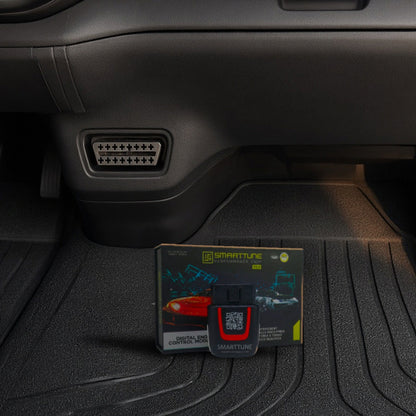 Performance chip by the OBD2 port of a Chevrolet Silverado