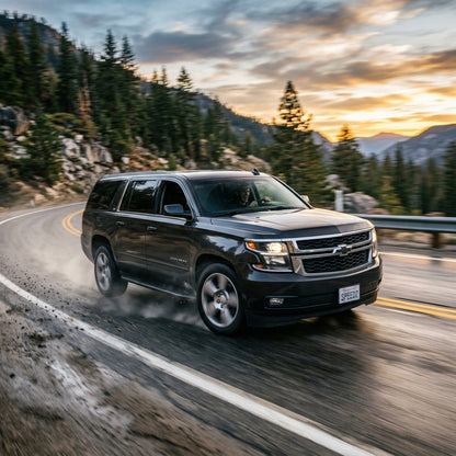 Action Shot: Chevrolet Suburban Driving Fast