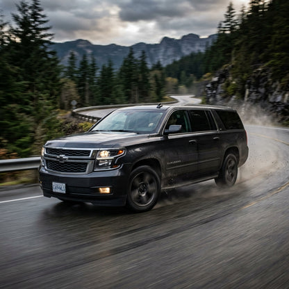 Action Shot: Chevrolet Suburban Driving Fast