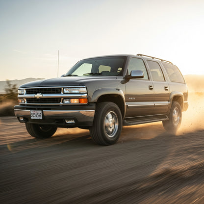Action Shot: Chevrolet Suburban Driving Fast