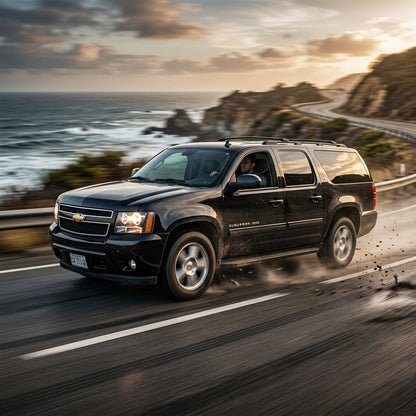Action Shot: Chevrolet Suburban 1500 Driving Fast
