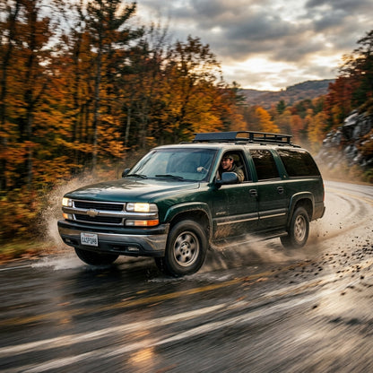Action Shot: Chevrolet Suburban 1500 Driving Fast