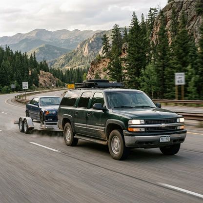 Action Shot: Chevrolet Suburban 2500 Driving Fast