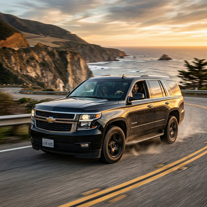 Action Shot: Chevrolet Tahoe Driving Fast