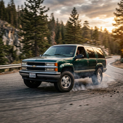 Action Shot: Chevrolet Tahoe Driving Fast