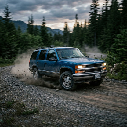 Action Shot: Chevrolet Tahoe Driving Fast