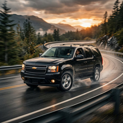 Action Shot: Chevrolet Tahoe Driving Fast