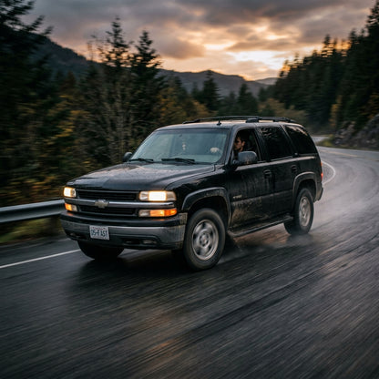 Action Shot: Chevrolet Tahoe Driving Fast