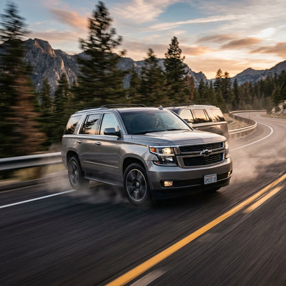 Action Shot: Chevrolet Tahoe Driving Fast