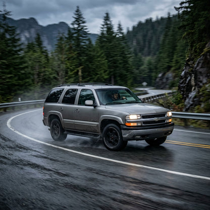 Action Shot: Chevrolet Tahoe Driving Fast