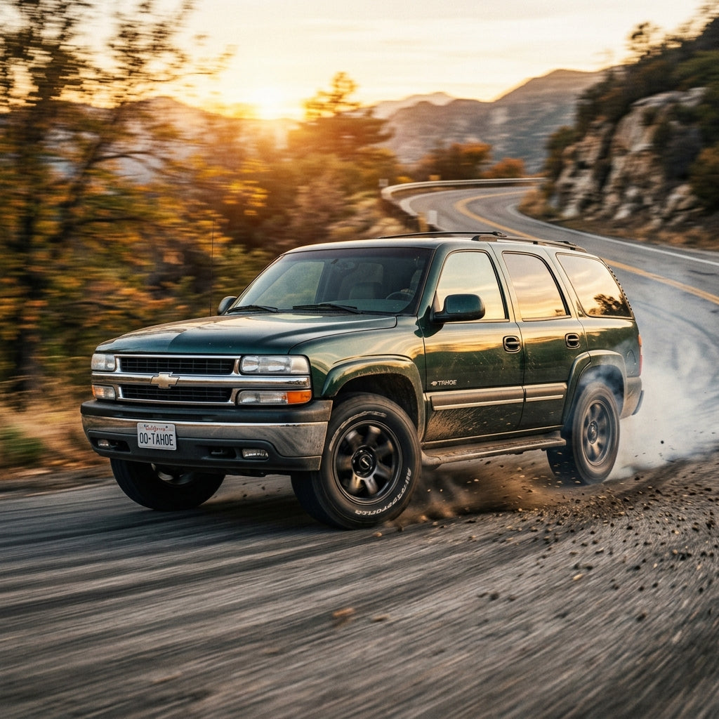 Action Shot: Chevrolet Tahoe Driving Fast