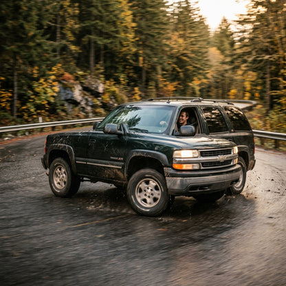 Action Shot: Chevrolet Tahoe Driving Fast