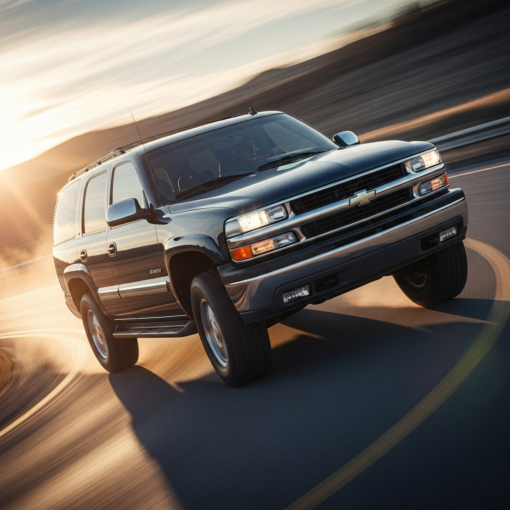 Action Shot: Chevrolet Tahoe Driving Fast