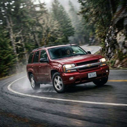 Action Shot: Chevrolet Trailblazer Driving Fast