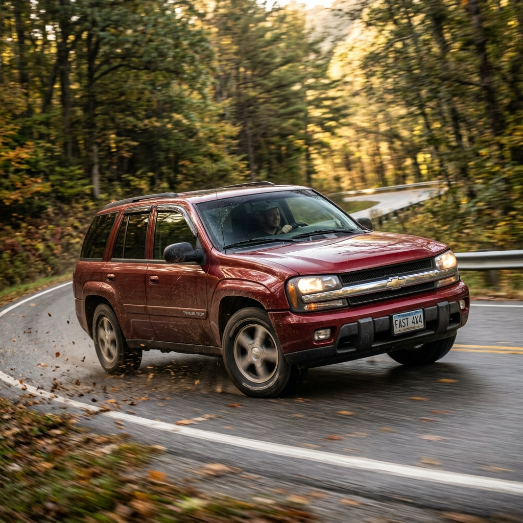 Action Shot: Chevrolet Trailblazer Driving Fast