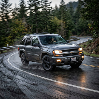 Action Shot: Chevrolet Trailblazer Driving Fast