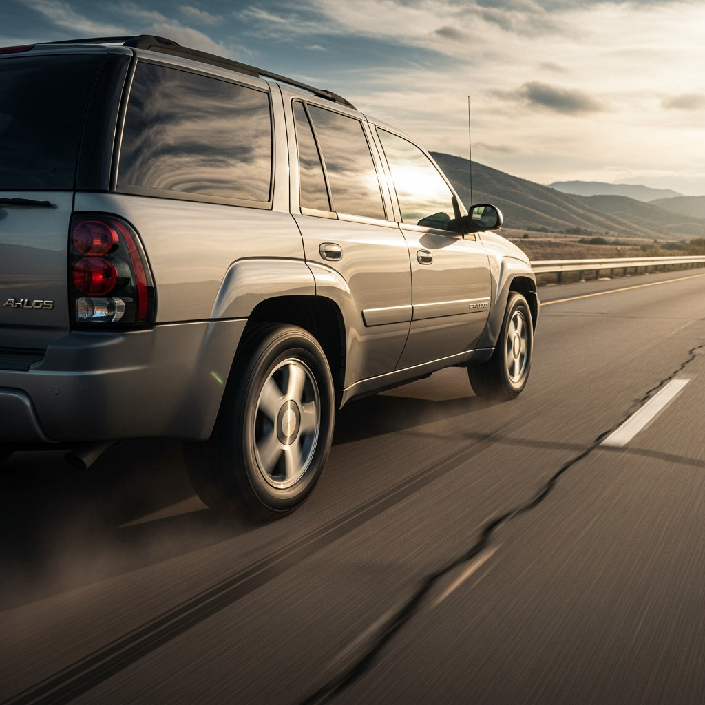 Action Shot: Chevrolet Trailblazer Driving Fast