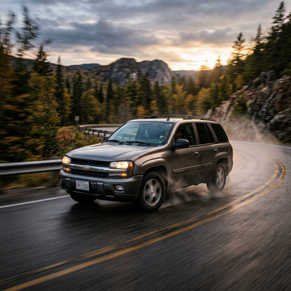 Action Shot: Chevrolet Trailblazer Driving Fast